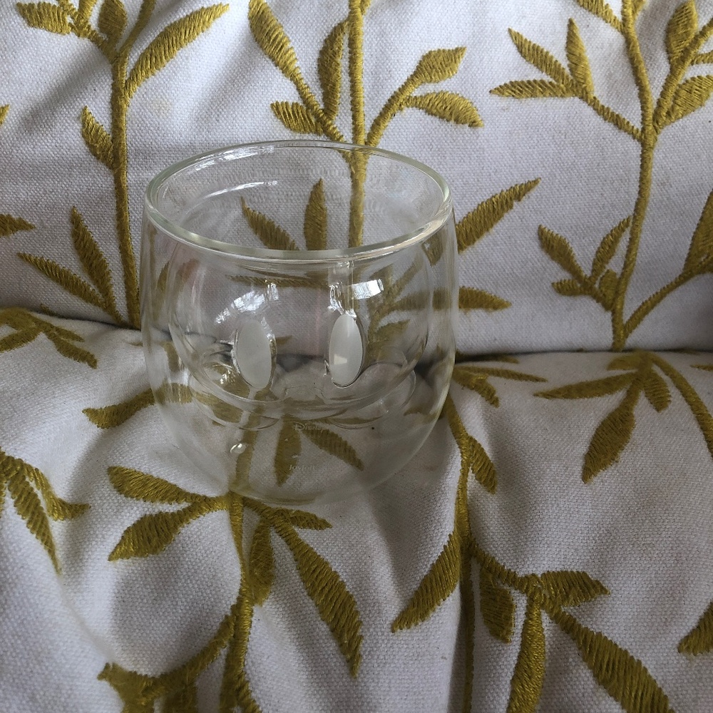 Joyjolt Mickey Pants 3D 7.4oz double wall coffee glass